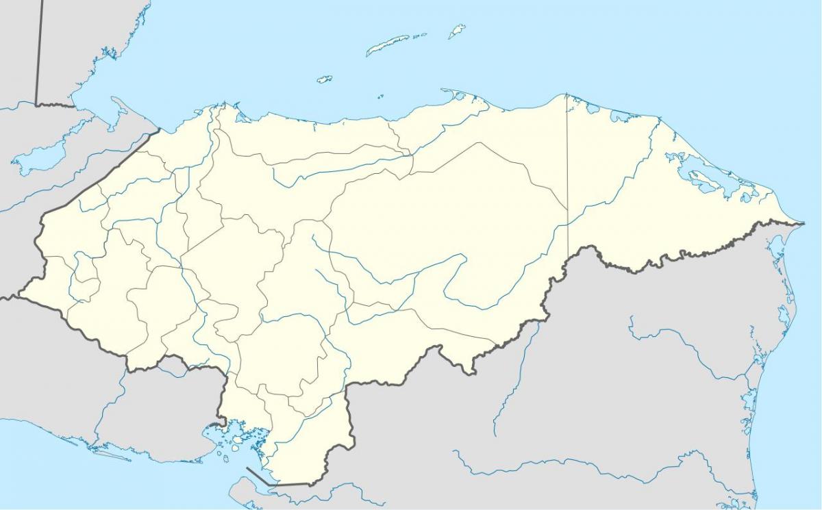 kartta osoittaa Honduras